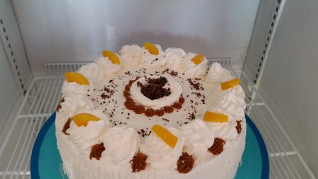 TORTA DE DURAZNO